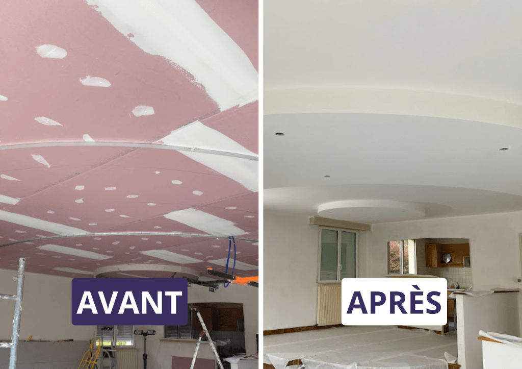 plaquiste plafond
